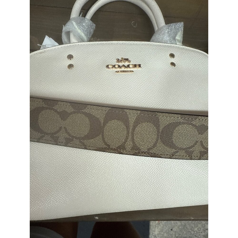 Coach Mini Lillie Carryall With Signature Canvas Detail NWT - Picture 6 of 11